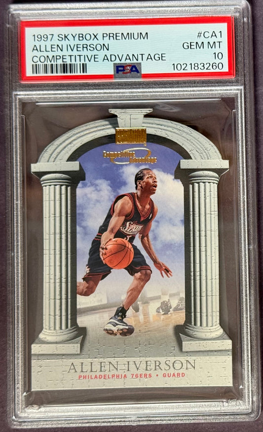 1997 Skybox Premium Competitive Advantage Allen Iverson PSA 10 #CA1